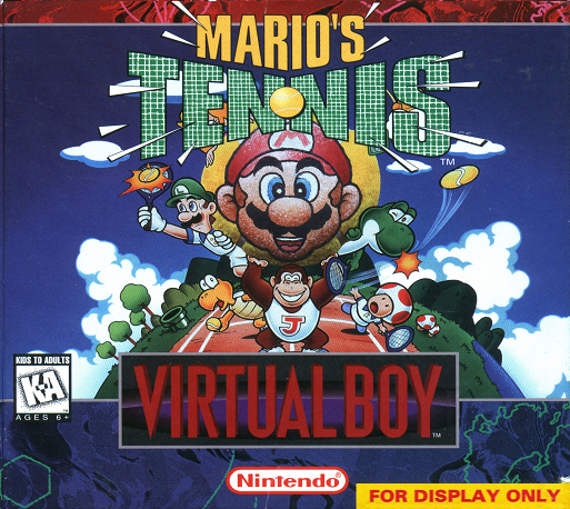 Mario's Tennis box art