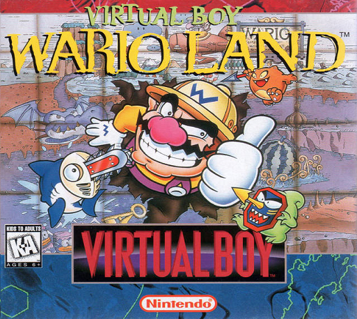 Virtual Boy Wario Land box art