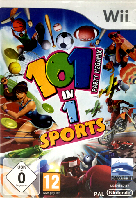 101 In 1 Sports - Party Megamix — box-2D (DE)