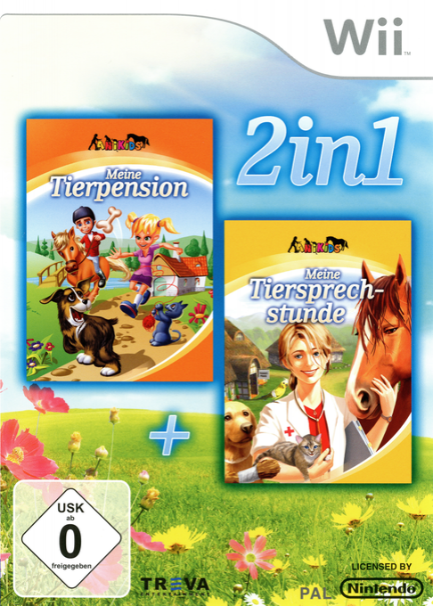 2 in 1 - Meine Tierpension Meine Tiersprechstunde box art
