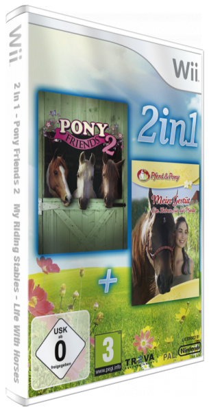2 In 1 - Pony Friends 2 My Riding Stables - Life With Horses — box-3D (DE)