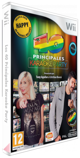 40 Principales, Los - Karaoke Party — box-3D (SP)