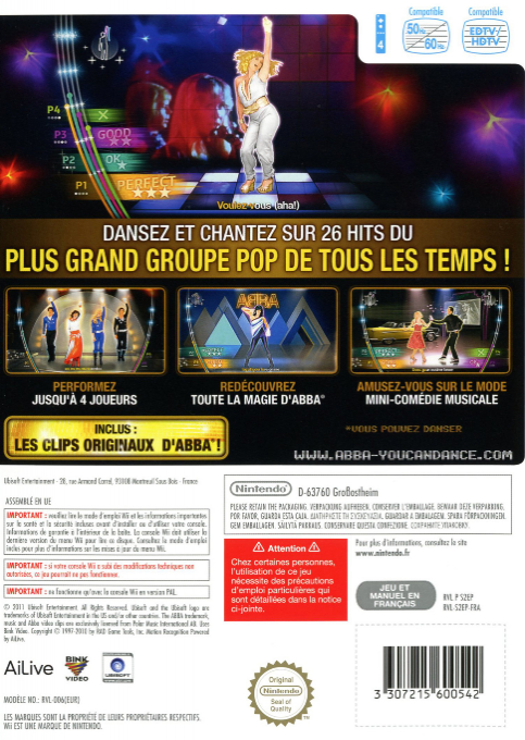 Abba You Can Dance — box-2D-back (FR)