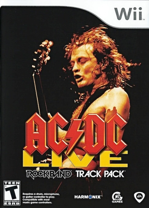 AC-DC Live - Rock Band box art