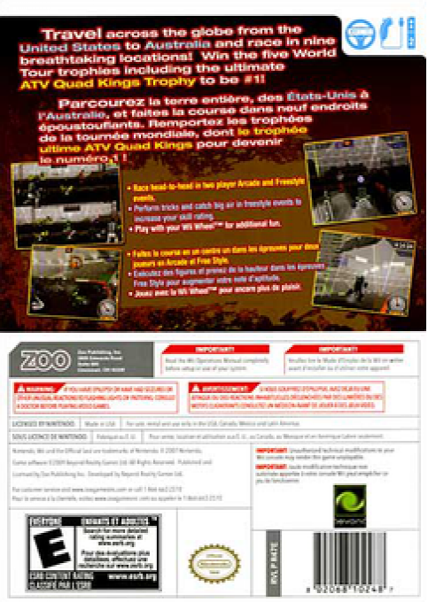 Atv Quad Kings — box-2D-back (US)