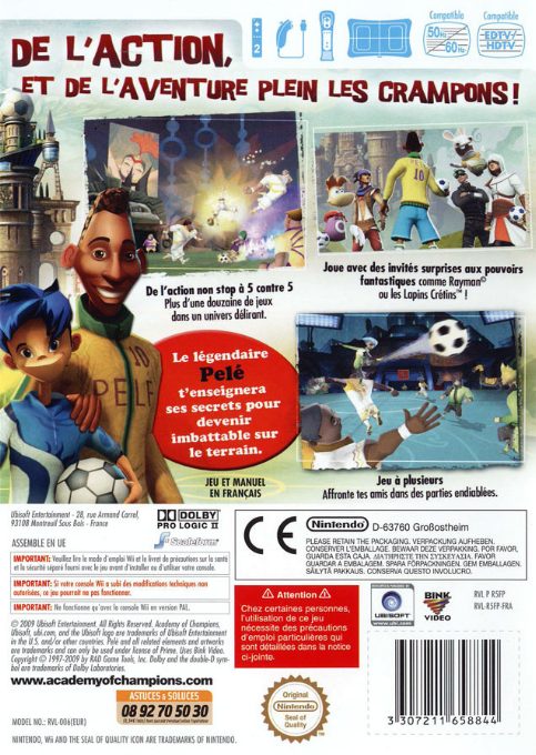 Academy Of Champions - Soccer — box-2D-back (FR)