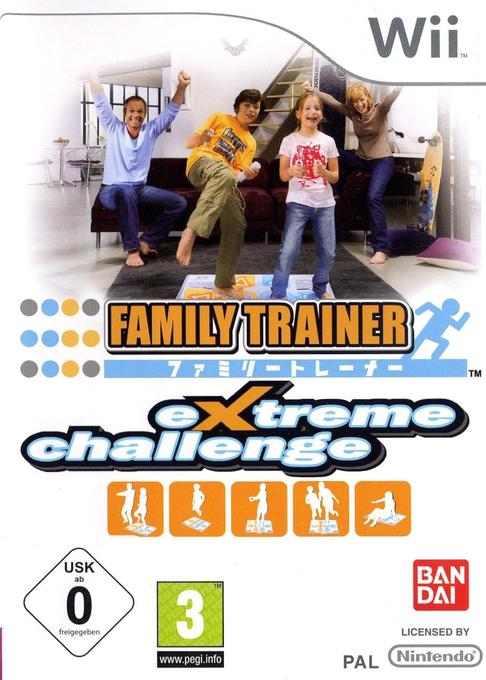 Family Trainer - Extreme Challenge — box-2D (EU)