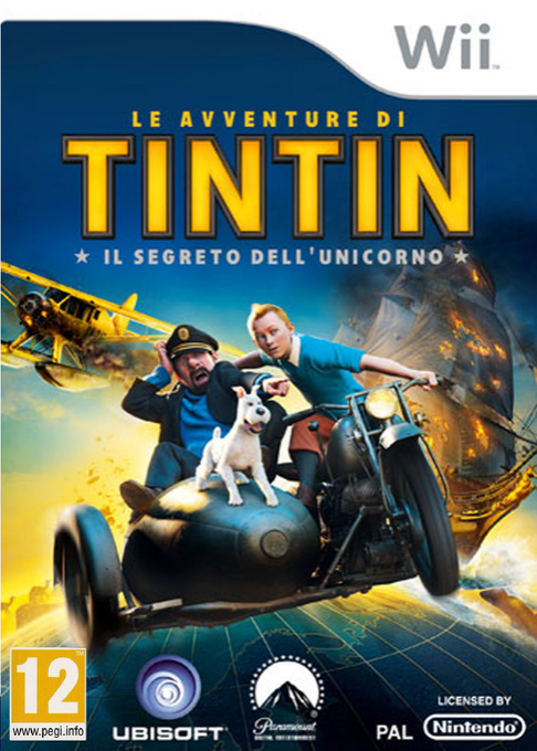 Adventures of Tintin, The - The Secret of the Unicorn — box-2D (IT)