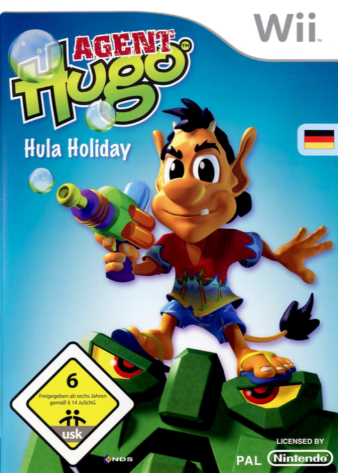 Agent Hugo - Hula Holiday — box-2D (DE)
