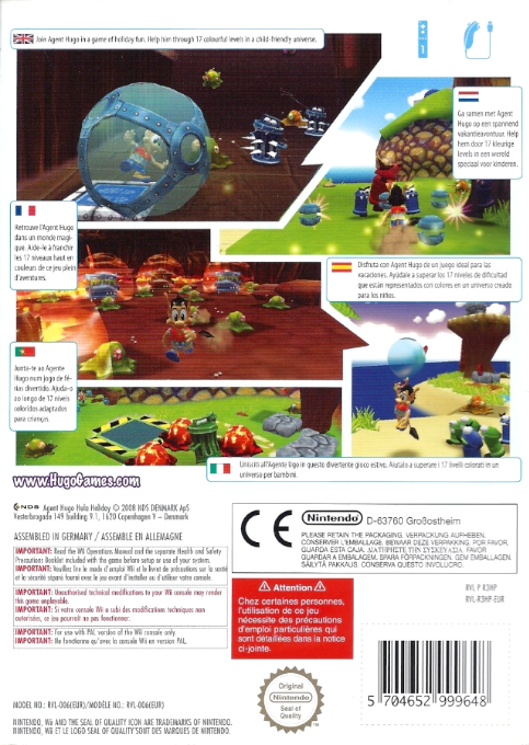Agent Hugo - Hula Holiday — box-2D-back (EU)