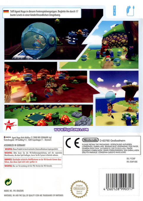 Agent Hugo - Hula Holiday — box-2D-back (DE)