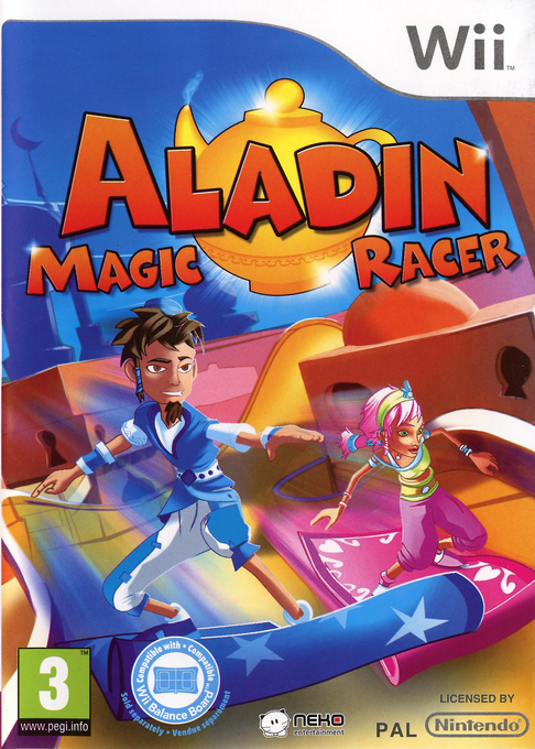 Aladin Magic Racer — box-2D (EU)