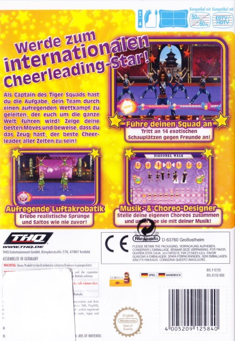 All Star Cheerleader 2 — box-2D-back (DE)
