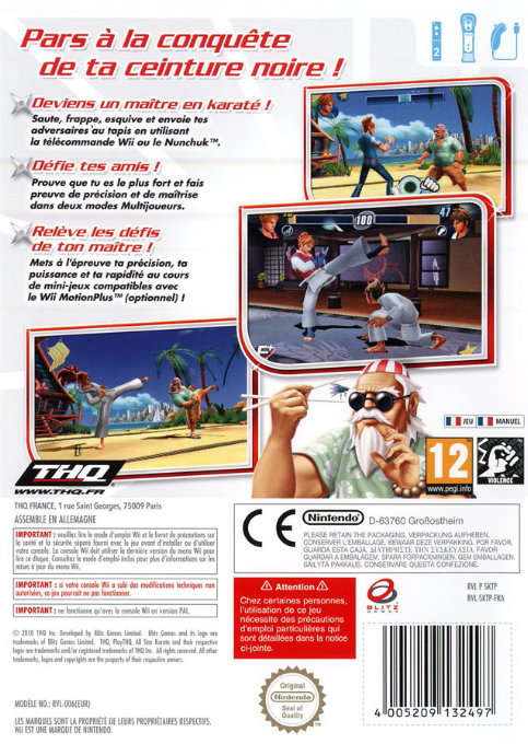 All Star Karate — box-2D-back (FR)