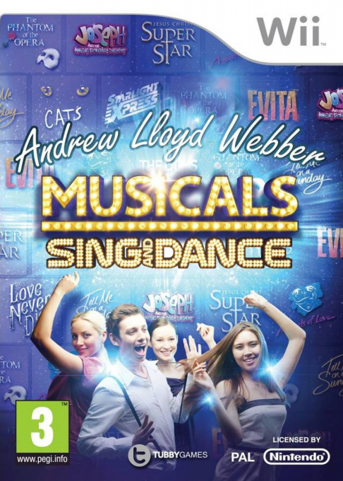 Andrew Lloyd Webber Musicals - Sing And Dance box art