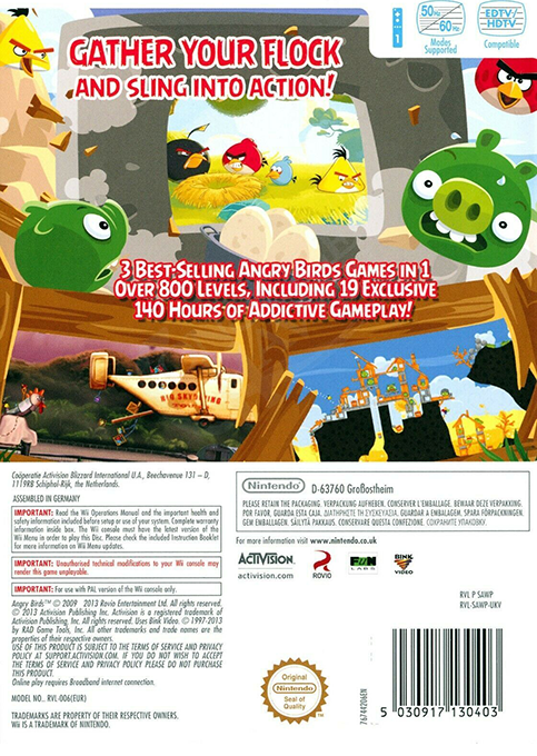 Angry Birds Trilogy — box-2D-back (EU)
