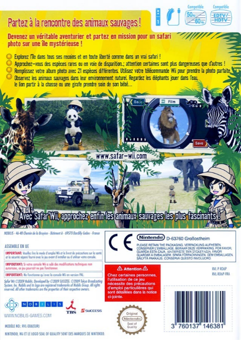 Animal Kingdom - Wildlife Expedition — box-2D-back (FR)