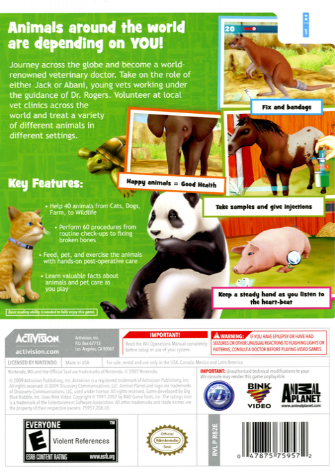 Animal Planet - Vet Life — box-2D-back (US)