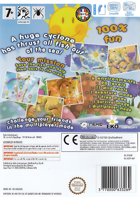 Aqua Panic! — box-2D-back (EU)