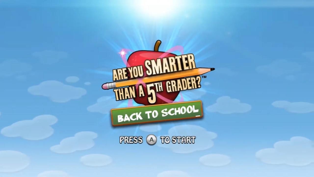 Are You Smarter Than A 5th Grader ? Back To School — sstitle (WOR)