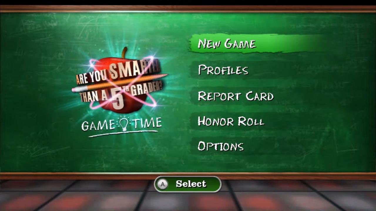Are You Smarter Than A 5th Grader - Game Time — sstitle (WOR)