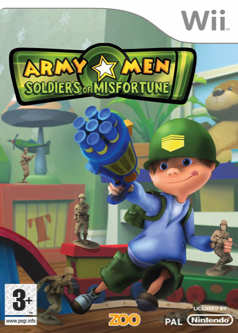 Army Men - Soldiers Of Misfortune — box-2D (EU)