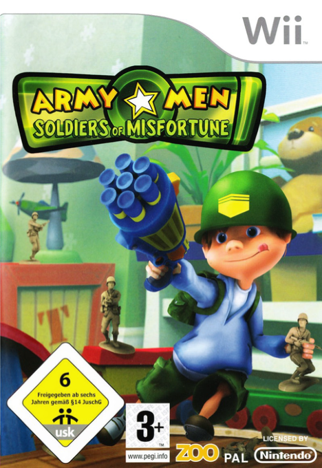 Army Men - Soldiers Of Misfortune — box-2D (DE)