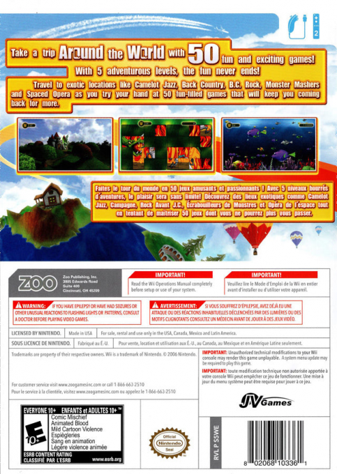 Around The World In 50 Games — box-2D-back (US)