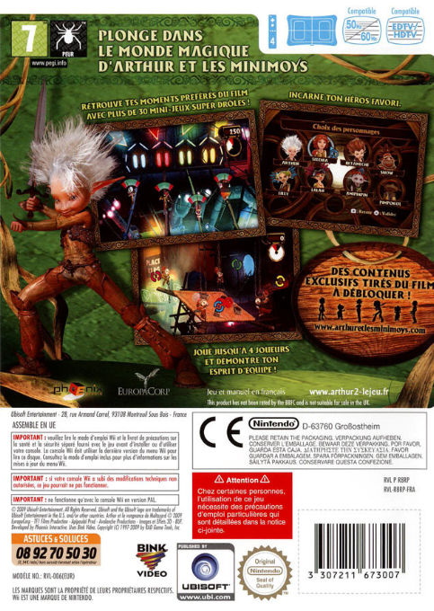 Arthur Et La Vengeance De Maltazard — box-2D-back (FR)