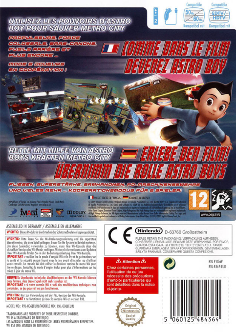Astro Boy - The Video Game — box-2D-back (FR)