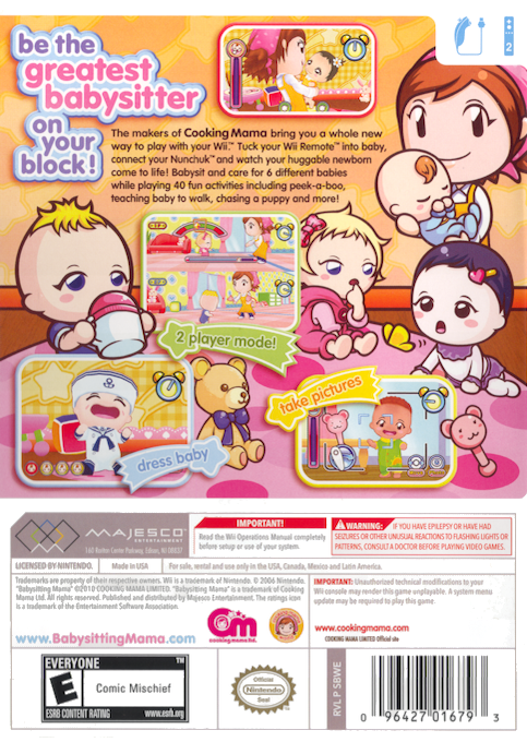 Babysitting Mama — box-2D-back (US)