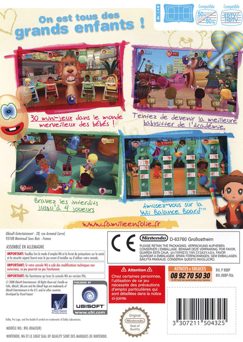 Babysitting Party — box-2D-back (FR)