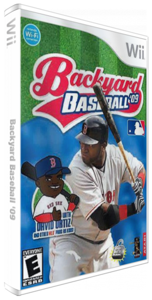 Backyard Baseball '09 — box-3D (US)
