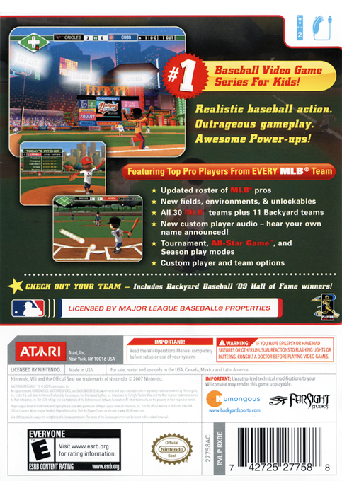 Backyard Baseball '10 — box-2D-back (US)
