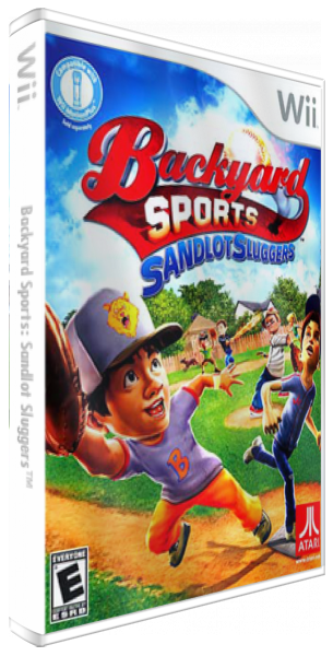 Backyard Sports - Sandlot Sluggers — box-3D (US)