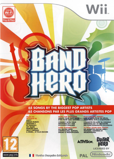 Band Hero — box-2D (FR)