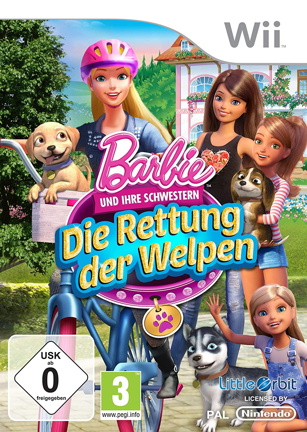 Barbie And Her Sisters Puppy Rescue — box-2D (DE)