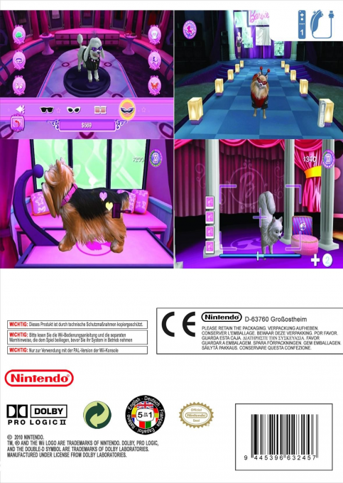 Barbie Et Le Salon De Beauté Des Chiens — box-2D-back (DE)