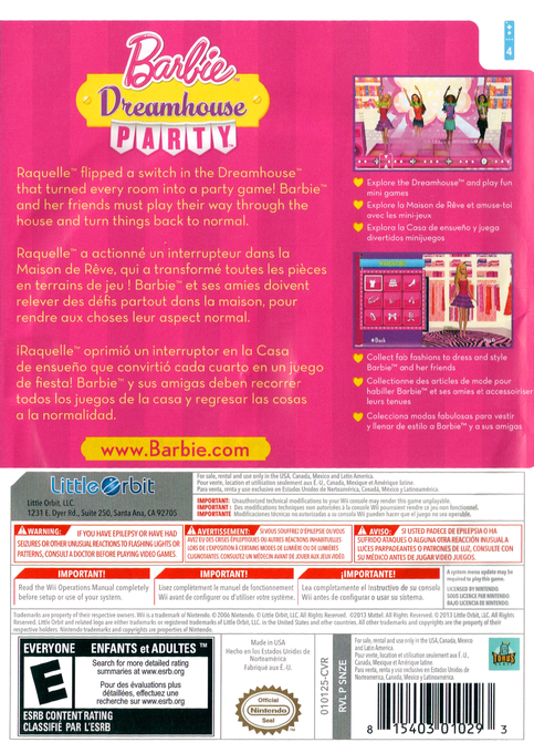 Barbie Dreamhouse Party — box-2D-back (US)
