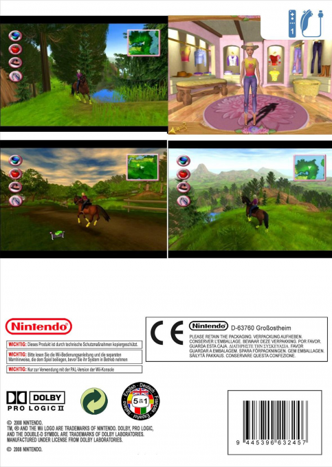 Barbie Cavalière - Stage D'equitation — box-2D-back (DE)