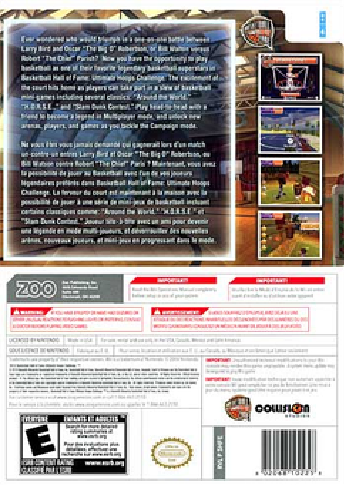 Basketball Hall Of Fame - Ultimate Hoops Challenge — box-2D-back (US)