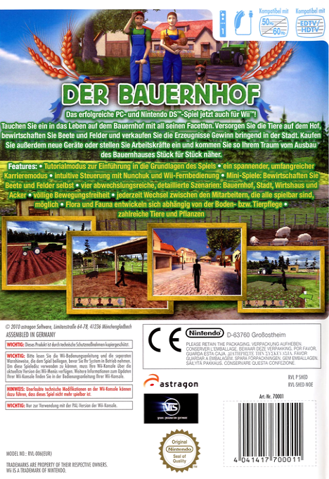 Bauernhof, Der — box-2D-back (DE)
