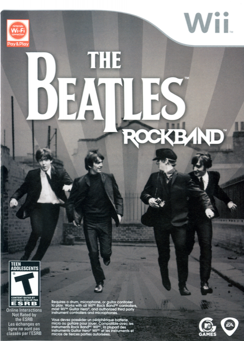 Beatles Rock Band, The box art