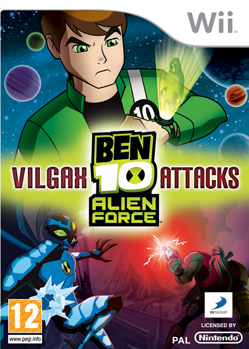 Ben 10 - Alien Force - Vilgax Attacks — box-2D (EU)