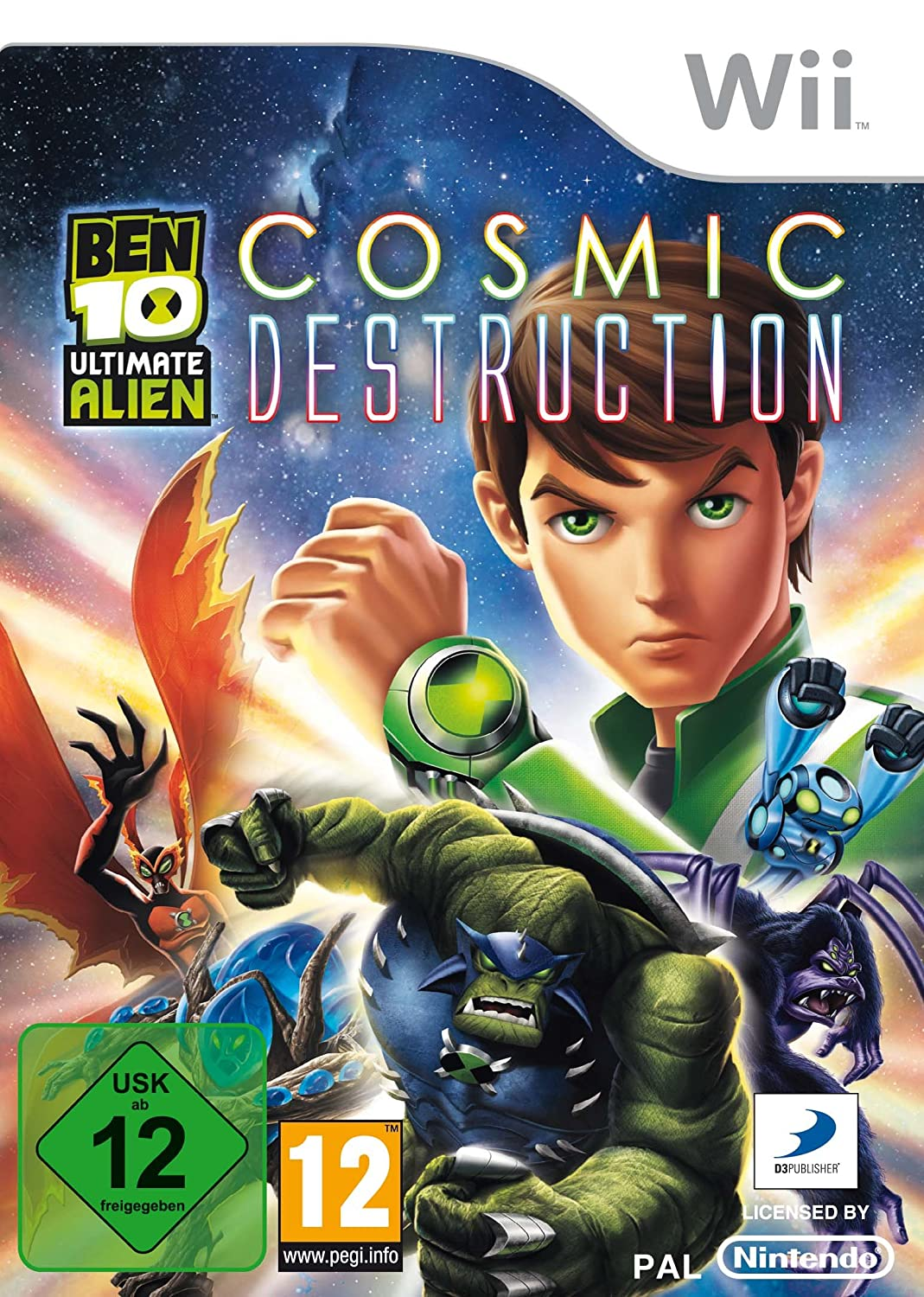 Ben 10 Ultimate Alien - Cosmic Destruction — box-2D (DE)