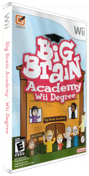 Big Brain Academy - Wii Degree — box-3D (US)