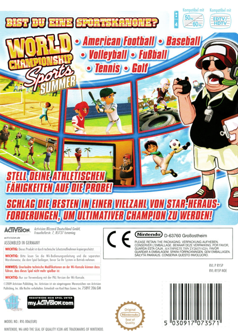 Big League Sports - Summer — box-2D-back (DE)