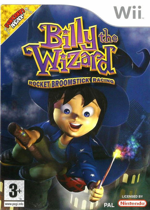 Billy the Wizard - Rocket Broomstick Racing — box-2D (NL)