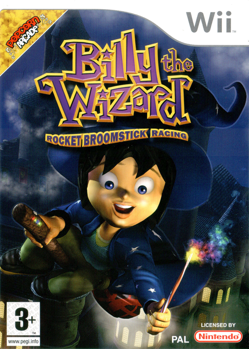 Billy the Wizard - Rocket Broomstick Racing — box-2D (EU)