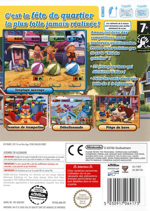 Fête En Famille 100% Fun — box-2D-back (FR)